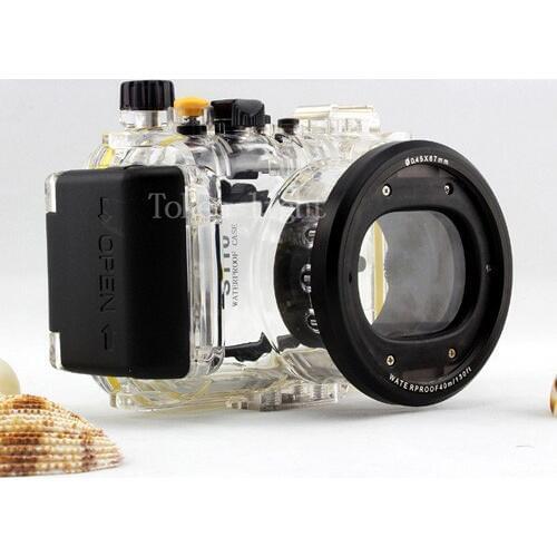 40 meters 130ft Underwater Waterproof Housing Diving Camera Case cover for Canon S110 Camera