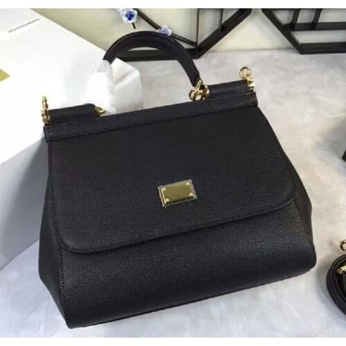 High Quality Genuine Leather Luxury Handbags Women Classic Bags Brand Design Shoulder Bag Crossobody Bag Hit Color Tote Bags