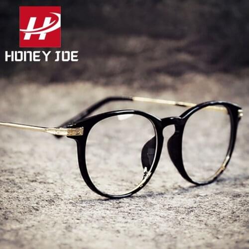Vintage Optical Glasses Anti Blue Light Glasses Frame for Men Women Computer Gaming Glasses Clear Lens Blu-Rays Blocking