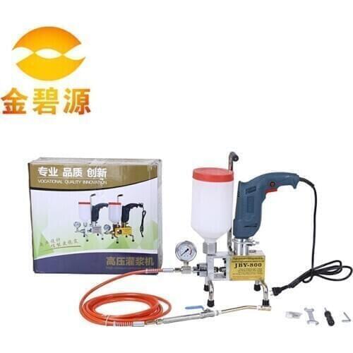 Waterproofing electric injection machine for crack repair