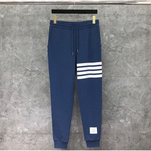 2021 Fashion Brand Sweatpants Men Women Blue Cotton Casual Sports Trousers Tracksuit Bottoms Mens Jogger Track Pants