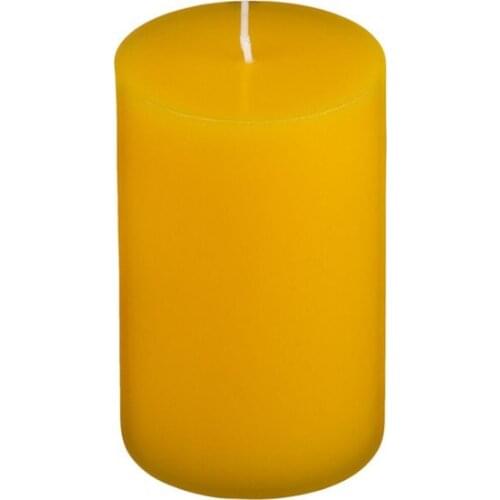 7x15 Yellow Cylinder Candle candles and scents свечи и ароматы velas y aromas