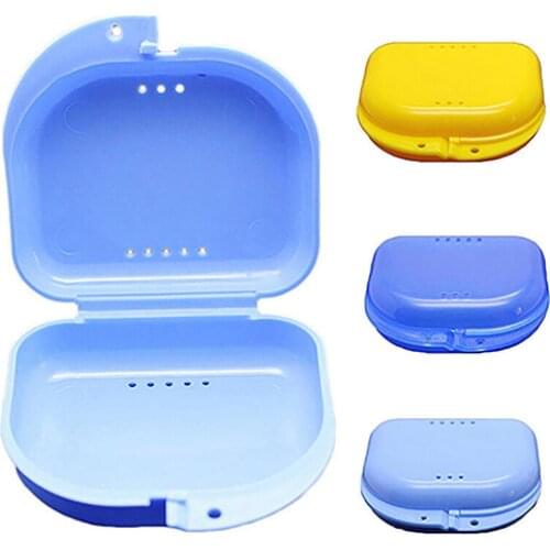 80% Hot Sale Dental Orthodontic False Tooth Retainer Denture Storage Case Box Container Tray