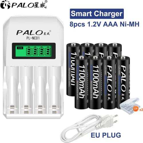 2021 100% new AAA battery AAA rechargeable battery, 1.2 V Ni-MH AAA battery, suitable for clocks, mice, computers