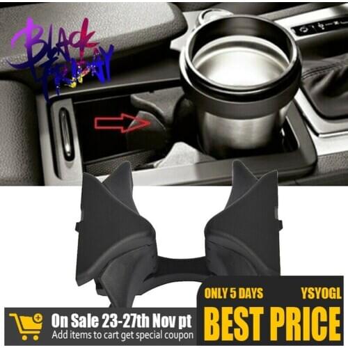 Car Center Console Water Cup Holder Insert Divider Board for Mercedes C-class E-class W204 W212 W207