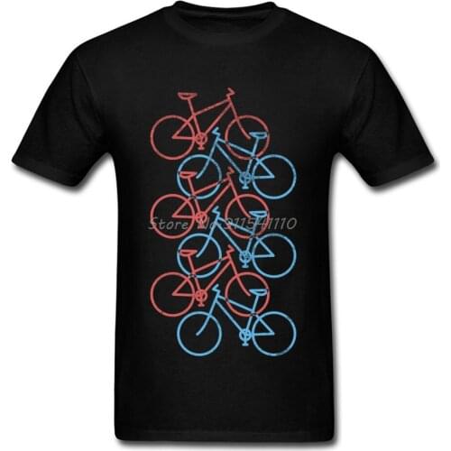 Biker T-shirt Bicycle Print T Shirt Men Pedal On My Friends Tshirts Minimalist Cartoon Tops Black Tees Summer Cotton Clothing