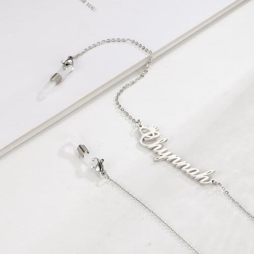 Skyrim Name Custom Glasses Chain Lanyard Sunglasses Chains Customized Eyeglass Neck Strap Rope Personalized Jewelry for Women