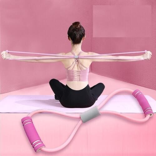 Yoga Pull Rope Fitness Chest Extension Machine Pilates Resistance Belt Tension Belt