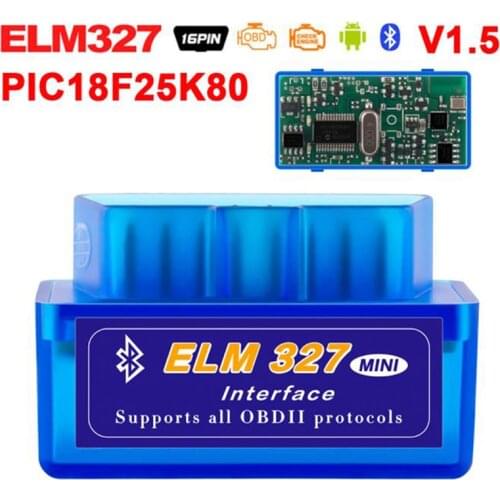 ELM327 PIC18F25K80 Firmware V1.5 Software V2.1 Universal Code Reader