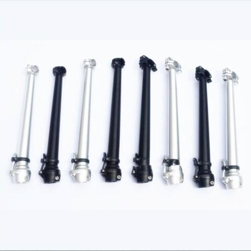 Folding Bike Stem Double Nail 25.4MM 28.6MM 412 Bicycle Head Tube Quick Release 21.5CM 29CM 33CM 37CM 40CM Fixed Handlepost Post