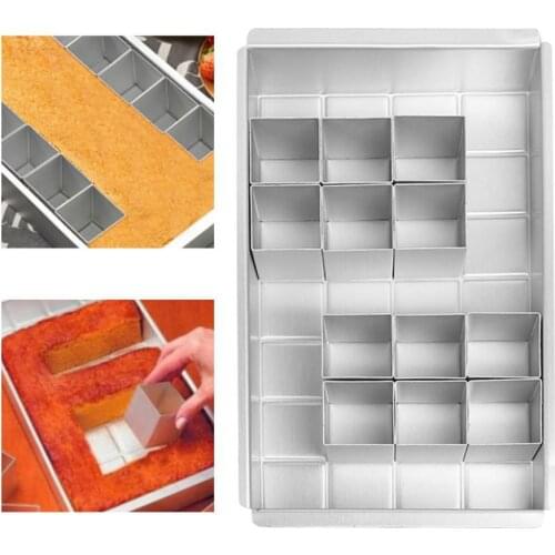 Cake Mold Eco-friendly Easy to Release Aluminum Alloy DIY Baking Pastry Mold for Home cake mold bakeware kitchen accessories