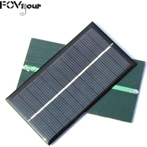Xionel 1W 6V 160mA Mini Solar Cell Module Polycrystalline Epoxy Solar Panel 110*60MM