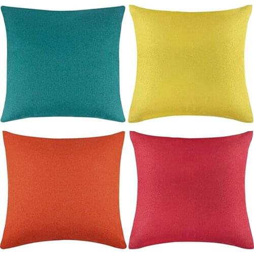 Hot XD-Outdoor Waterproof Throw Pillow Covers Decorative Garden Cushion Cases Pillowcases for Patio, Couch, Balcony and Sofa