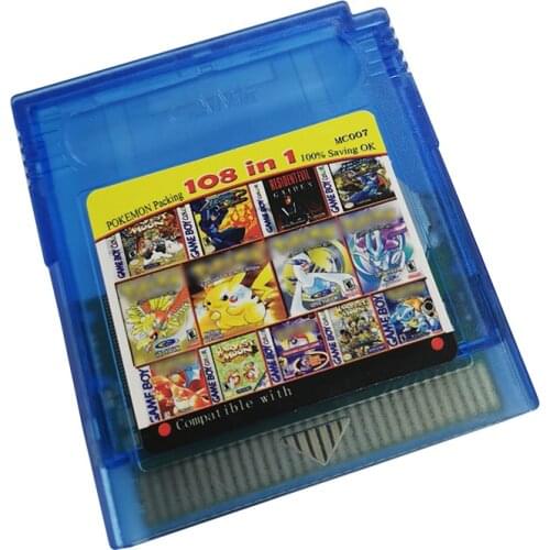 108 in 1 Series Classic Collect Colorful Version Video Game Cartridge Console Card English Language For GameBoy