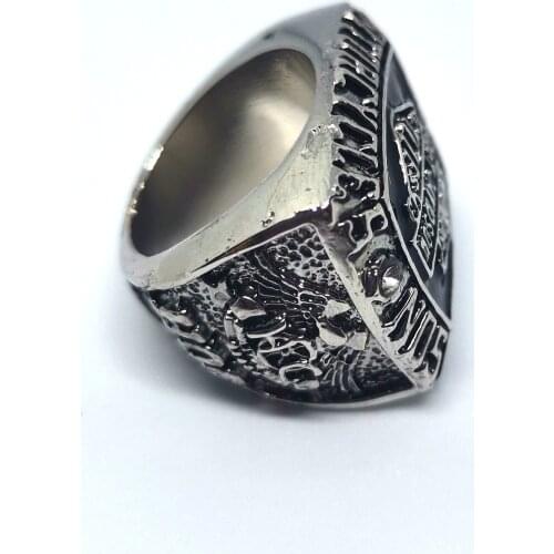 Megin D Stainless Steel Titanium Retro Hip Hop Motor Rider Cycling Vintage Punk Rings for Men Women Gift Fashion Jewelry Punk