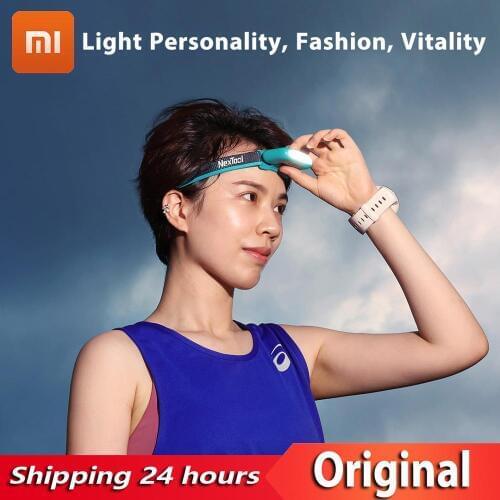 Xiaomi NexTool 100LM LED Induction Head Lamp 3 Modes 180° USB Rechargeable Waterproof Bike Light Portable Induction Light