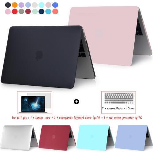 Laptop Case For Macbook Air 13 A2337 A2179 2020 M1 Chip Pro 13 A2338 A2289 11 12 15 inch New Touch Bar ID for Mac Pro 16 A2141