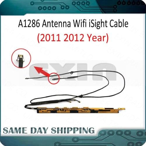 NEW Laptop A1286 iSight Cam. WiFi Cable Antenna 818-2020-A for Apple MacBook Pro 15" 2011 2012 Year EMC 2563 EMC 2556