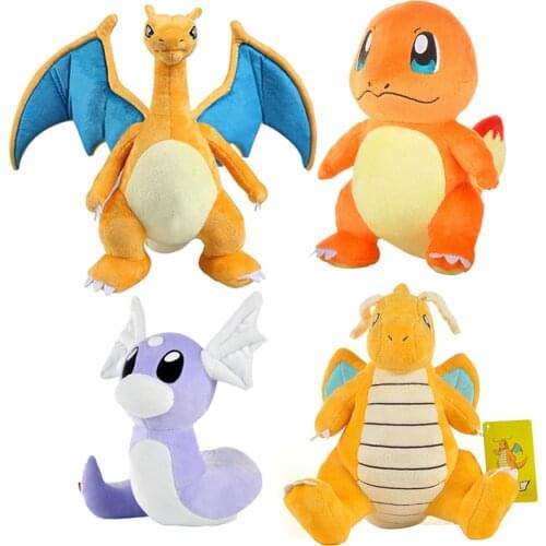 Pikachued Eevee Plush Doll Charmander Squirtle Bulbasaur Snorlax Jigglypuff Charizard Piplup Popplio Rowlet Stuffed Toy Kid Gift