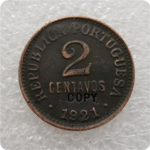 PORTUGAL,2 CENTAVOS 1921 COIN COPY commemorative coins-replica coins medal coins collectibles
