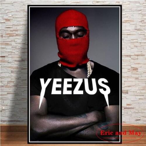 Rapper Kanye West Music Star Singer Posters And Prints Vintage Decor Picture Canvas Painting Living Room Decoration Obrazy