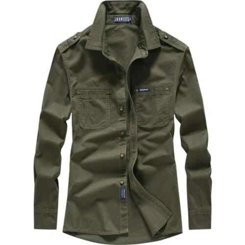 2021 Mens Spring Autumn Long Sleeve Big Size Tooling Shirt Outdoor Climbing Fitness Training Breathable Thin Tactical Shirts