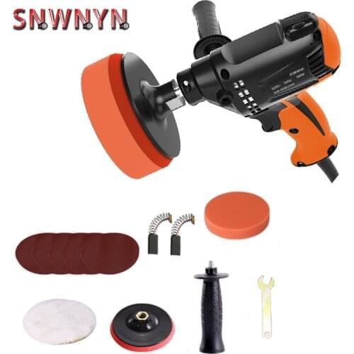 Six Gears Adjustable Speed Sander Car Care Polish Tool Buffer Electric Car Polishing Machine Polisher For Car Grinding Machine