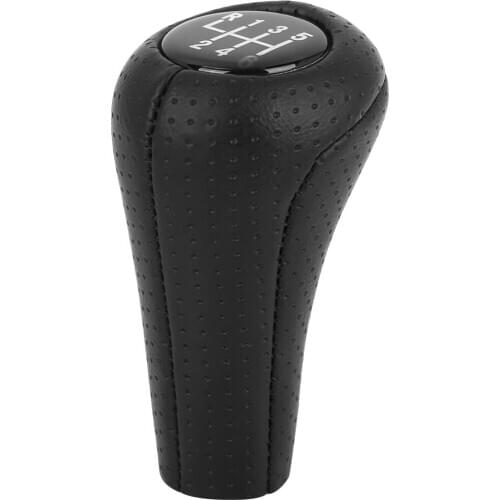 X Autohaux 0.59inch Dia 92x55.5mm 5 Speed 6 Speed Car Gear Shift Knob Gaiter Boot For BMW 1 3 5 6 Series