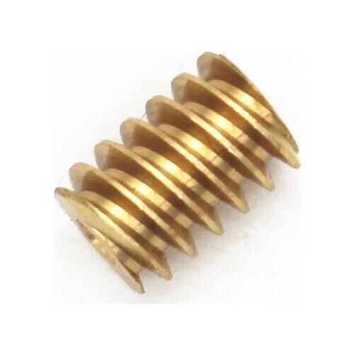 0.7 modulus worm 5840 deceleration motor double head worm 4058 deceleration motor matching turbine worm copper