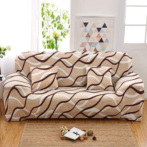 1/2/3/4 Seat Stretch Sofa Cover Sectional Slipcovers Printed Sofa Cover For Living Room Couch Cover Armchair Cover