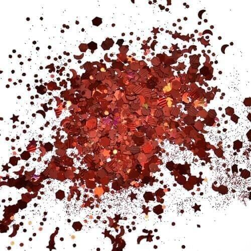 1Kg/Bag Hexagon Moon Star Glitter Sequins 9 Colors Holographic Flakes Nail Art Sequins Wholesale Laser Flakes Chunky Glitter KH