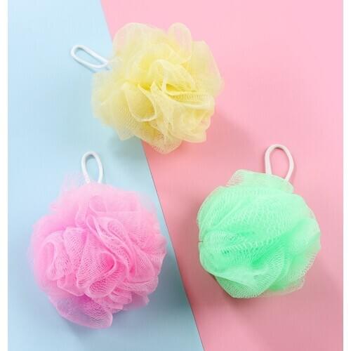 1Pcs Bathroom Accessories Shower Balls nylon Bath Ball Body Exfoliating Tool Portable bath shower Scrubber easy to clean