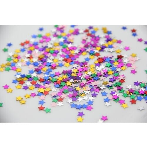 15g/Bag Mix Mini Star Sequin Confetti Gold Stars Table Confetti Sprinkles Scatter For Christmas DIY Decoration Wedding Supplies
