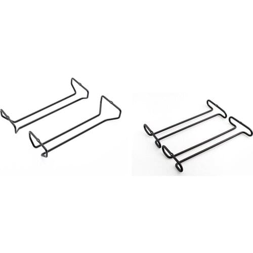 2PCS Home Simple Wine Glass Rack Inverted Tall Cup Holder Single Row Perforated Red Wine Cup Holder Kitchen Bar Wine