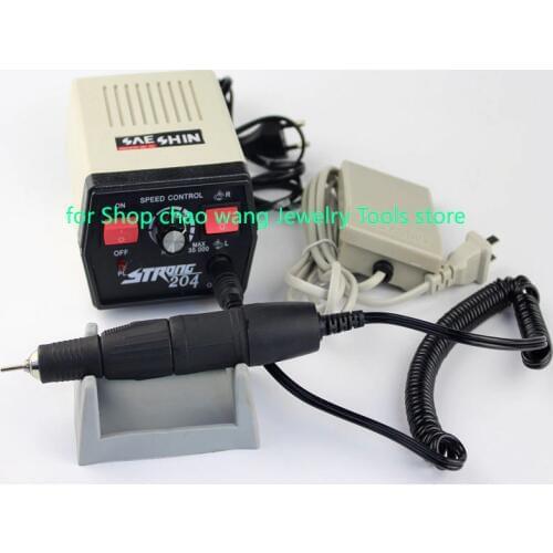 204 Polishing Motor Electric Grinder Grinding Machine Electrical Brushless Manicure Jewelry Tools