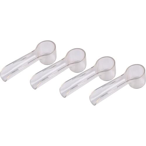 4 Pcs/lot Replacment Brush Head Travel Cover Keep Dust Germs Away From Your Mouth