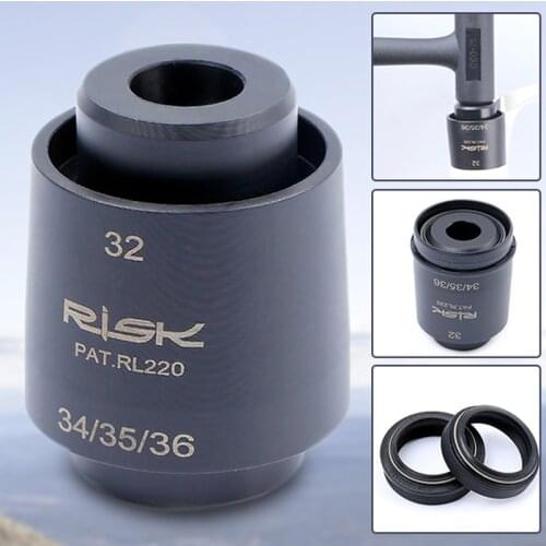 4 in 1 Shock Bicycle Front Fork Dust Seal Installation Tool Kit For Fox Rockshox 32/34/35/36mm Pipe Diameter Driver Tool