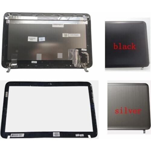 99 new LCD back cover/LCD front bezel For HP Pavilion DV6 DV6-6000 665288-001 640417-001 silver/black