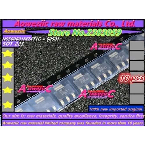 Aoweziic 2018+ 100% new imported originaI NSS60600MZ4T1G 60600 NSS60601MZ4T1G 60601 SOT-223 PNP transistor 60V 6A