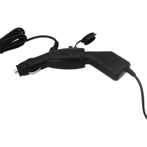 Car Charger Adapter with Cigarette Lighter 12V 60W DC 3.5 Port Plus Radar Fixing Bracket for Radar Detector DVR