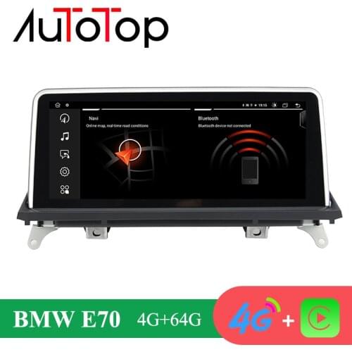AUTOTOP BMW X5 e70 Car DVD Player GPS Navigation for BMW X5 E70/X6 E71 (2007-2013) CCC/CIC Auto Radio Multimedia Carplay 4G LTE