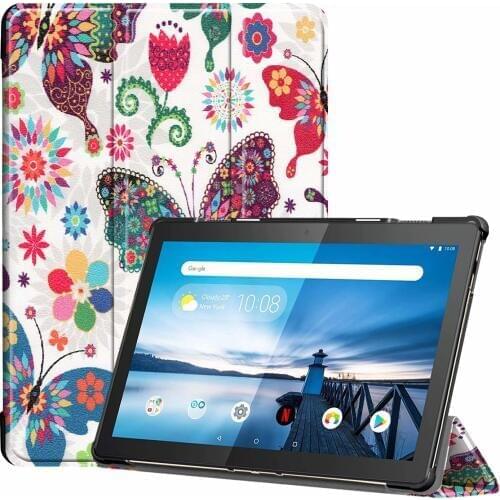 For Lenovo Tab M10 TB-X605F TB-X605L 10.1'' Flip Case Cover For Lenovo Tab M10 Smart Magnet PU Leather Capa Funda Tablet Cover