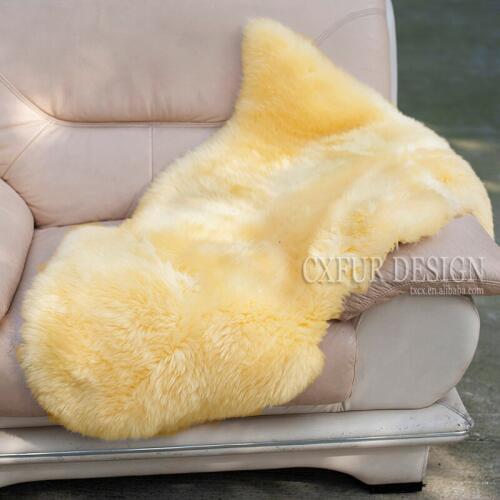 CX-D-112D 70x110cm 1P Australian Sheep Carpet For Living Room Bedroom Area Rugs Fur Blanket