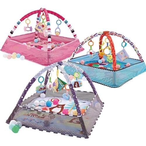 Baby Play Gym Mat Safe Baby Kick And Play Mat Infant Rug Playmat Fitness Frame Early Education Crawling Game Activity Mat Toys