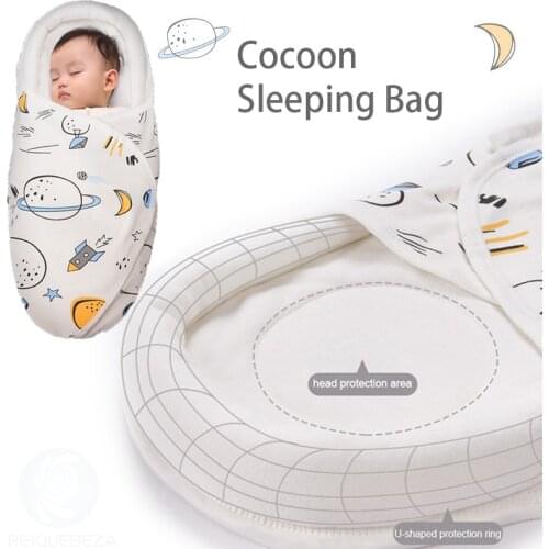 Baby Blanket Swaddle Sacks Cotton Spring Summer Newborn Sleeping Bags Envelope Infant Anti-shock Wraps Sleepsack