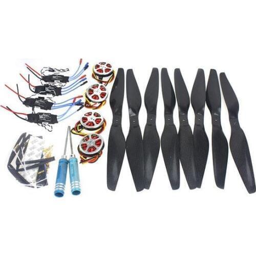 F05422-J Foldable Rack RC Quadcopter Kit +750KV Motor+14x5.5 Propeller+30A ESC+ KK Connection Board