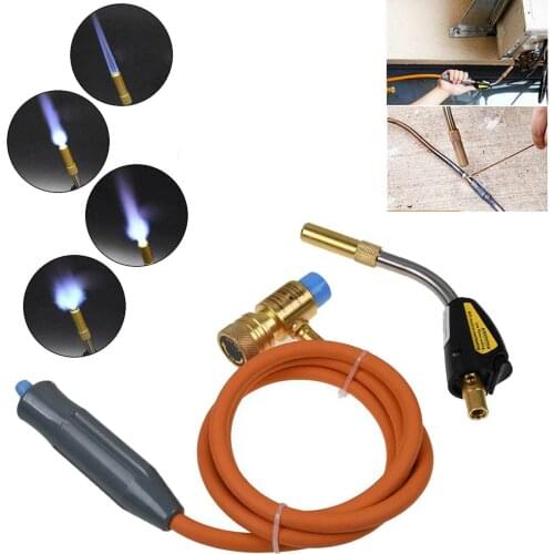 Gases Self-Ignition Soldering Torch Brazing Propane Plumbing Hose Kit for Welding Soldering Refrigeration Repairing