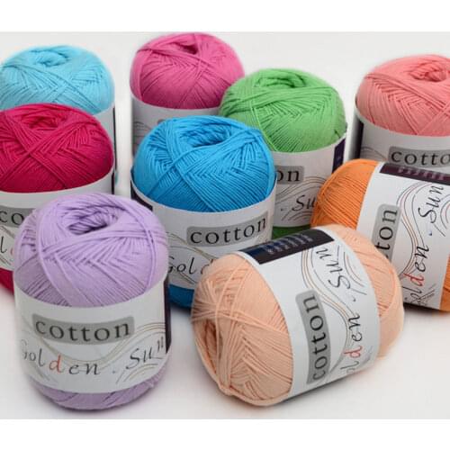 50g/ball Cotton Wool Crochet Yarn Thread Hand Knitting Soft Warm Milk Baby Thick Yarn for Sweater Hat Scarf Clothing Blanket