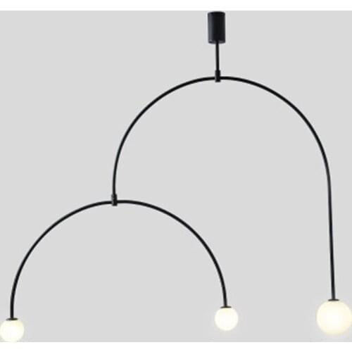 Art Nordic designer lamp led pendant light Iron Blance Scandinavian post-mordern hanginglamp bedside Livingroom novelty lighting