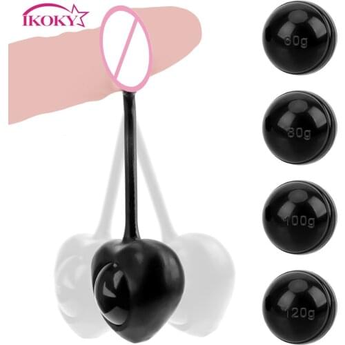 IKOKY Penis Weight Strength Training Balls Penis Dumbbell Sex Toy for MenLasting Enhance Male Glans Penis Exercise Cock Ring